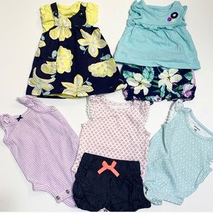 Carters Newborn flutter sleeve bundle